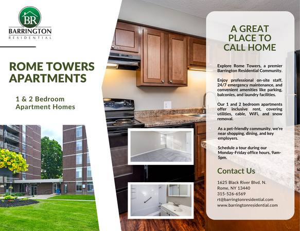 $1,407 / 1br - 774ft2 - The living is easy ANYTIME & the deals are great NOW. (Rome)63982838144386120