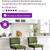Velvet Upholstered Counter Stools with Steel frames (set of 2) 1 thumbnail