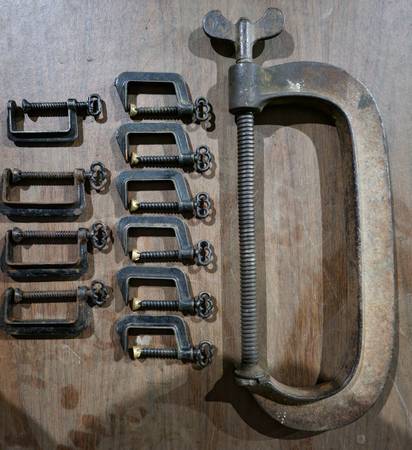 Vintage C Clamps, Skeleton Key 1