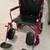 Red Large Transport Wheelchair 1 thumbnail