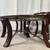 Classic Glass & Wood Coffee Table Set Of 3 5 thumbnail