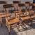 Antique Wood Chairs Set of Six 5 thumbnail