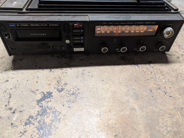 Receiver with 8 Track & Record Player 1