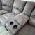Sectional Grey Couch 2 Recliners 2 thumbnail
