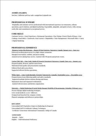 Reliable Worker | Kitchen • Warehouse • Retail • Customer Service 1