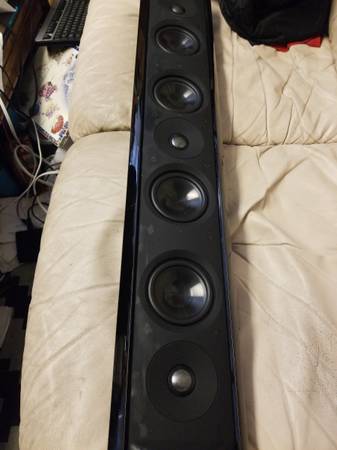 Paradigm Cinema Trio Soundbar Center Speaker  (Black Gloss) 1