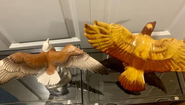 Ceramic Bald Eagle Statue 1