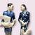 Antique Gort Bone China Figurines 11” 14 thumbnail