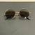 Retro Classic Round Sunglasses (Gold-Color w/ Brown Tint Lenses) 1 thumbnail
