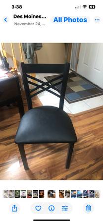 Cross back dining room chairs 1