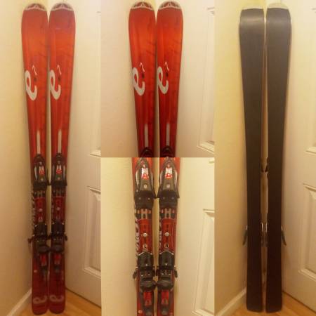 Atomic E7 158cm all mountain skis + Atomic Device 311 bindings 1
