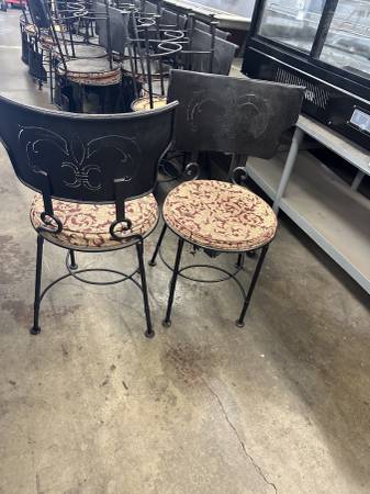 Wrought Iron Bistro  Chair 1