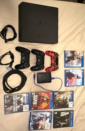 PlayStation 4 Slim 500GB (Includes 2TB External Hard Drive