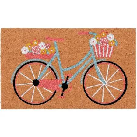 New Coir Mat - Flower Bicycle 1