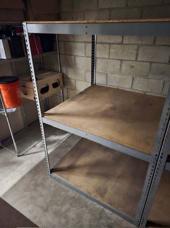3 Tier Heavy Duty Shelving Boltless Rack Shelves 4 ft W x 4 ft D 1