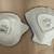 SET of 2 Ceramic Seashells — NEW!   NOTE:  One has a small chip on underside ( 5 thumbnail