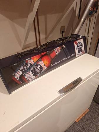 Pabst pool table light 1