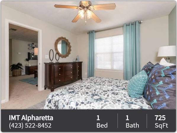 $1,445 / 1br - 725ft2 - Great 1 bed, 1 bath and your own private washer/dryer! Visit today! (Alpharetta - North Point Mall)63921690898179120