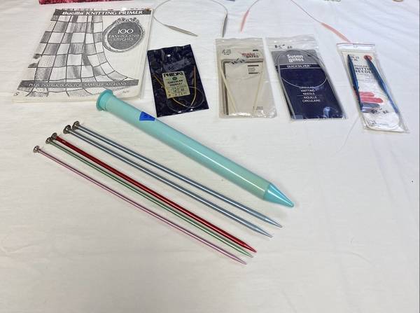 Knitting needles and booklets $1 - $5/ea New & gently used 1