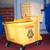 Rubbermaid Janitor Commercial Water Mop Bucket 7570 Press Wringer 6127 5 thumbnail