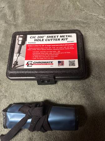 Sheet Metal hole cutter kit, Etc. 1