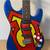 Six Flags Superman Super Stratocaster Electric Guitar 1 thumbnail