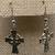 Sterling Silver Celtic 1” Cross Earrings 1 thumbnail