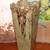 Gorgeous Distressed Stone Green Old World French Country Pottery Vase 1 thumbnail