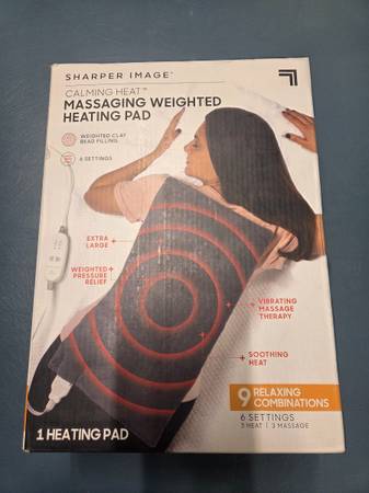 Sharper Image Massaging Weighted Heating Pad 1
