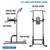Home Gym Pull Up Bar Leg Extension & Dip Station 3 thumbnail
