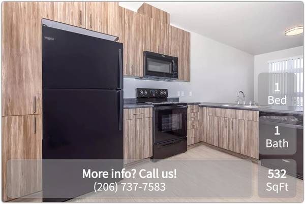 $1,510 / 1br - 532ft2 - HALLOWEEN SPECIAL! MOVE-IN BY 10/31/25 FOR NOVEMBER FREE (Seattle - International District)64031137571074120