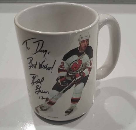🏒 Bill Guerin Signed NJ Devils Mug – 1