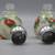 Hand Blown and Painted Salt and Pepper Shakers, Great Condition 4 thumbnail