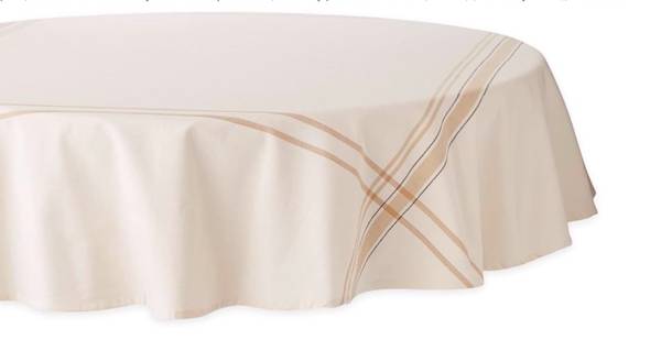 ROUND COTTON TABLECLOTH 1.80m DIAMETER ..price in pesos 1