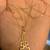 Brand New Yellow Gold Necklace with Elegant Violin Pendant 1 thumbnail