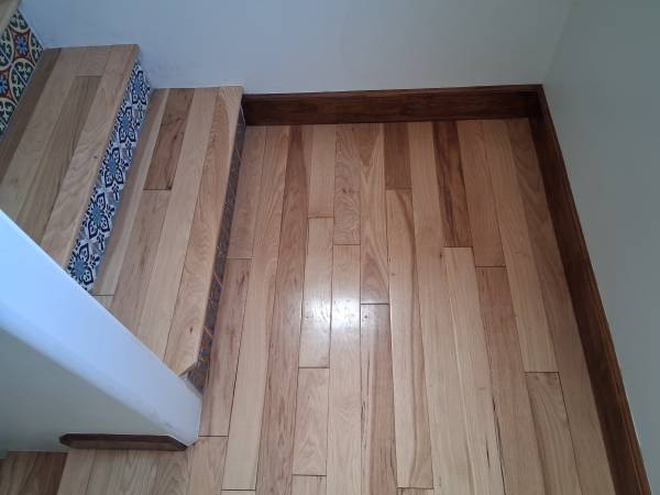 Solid Hickory Hardwood flooring 1