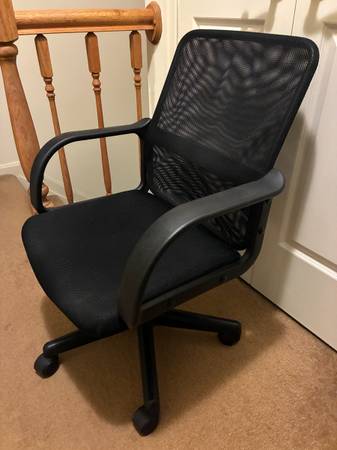 SWIVEL CHAIR BLACK 1