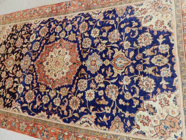 7.1x4.1 Clean Antique Persian rug 100% wool Vegetable mineral dye Hand 1