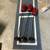 Set of 3 hand blown red glass pendant lights 1 thumbnail