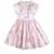New Kate Spade pink lace applique dress fit flare 2 thumbnail