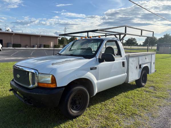 2000 Ford F250 F-250 Pickup Automatic 2 Door Service Body V8 Work 1
