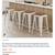 4 metal stacking bar stools counter hieght 3 thumbnail