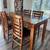 Wooden dining room set 2 thumbnail