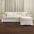 Delivery - Reupholstered Petite White EKTORP Sectional Sofa 1 thumbnail