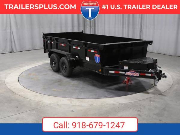 2026 Interstate 7X14 LoadRunner Bumper Pull Dump Trailer Black 1