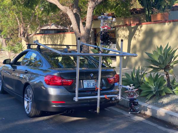 Speed Rail Package & custom mounts for car rig 1