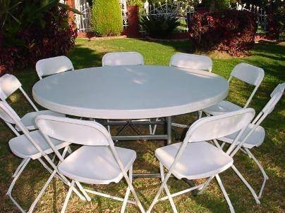 Free 2 Tables 20 Chairs Rent bounce house All Day $95 - $2 (All Areas)63471415288065121