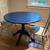 Ethan Allen solid wood dining table and 2 chairs 3 thumbnail