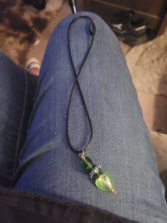 Green Bead Necklace 1