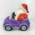 BEEP BEEP!  Santa Claus is Coming to Town in a Purple Convertible Cookie Jar 5 thumbnail